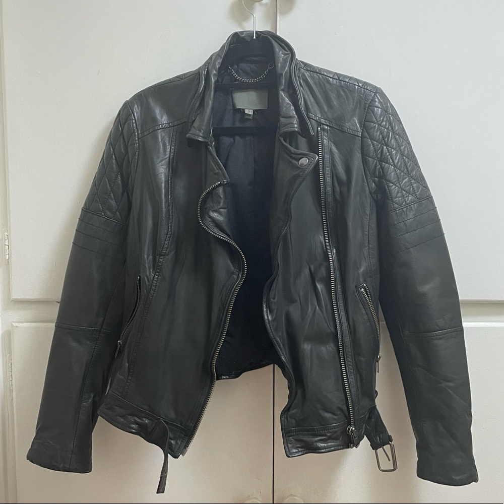 Muubaa Quilted Leather Jacket